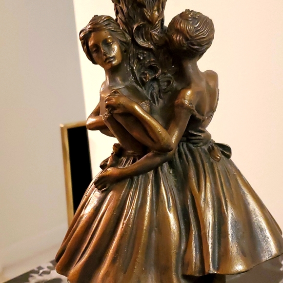 10” Sergey Eylanbekov Candle Holder 3 Ballerinas No Candle Residue! Spotless - Picture 4 of 16